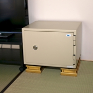貴重品を収納する金庫
